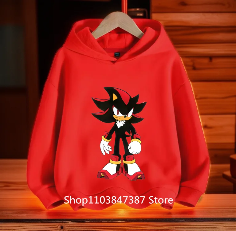 Vêtements pour enfants bébé garçon vêtements Sonic sweats à capuche enfants automne dessin animé Super Sonic garçons sweats à capuche Costume