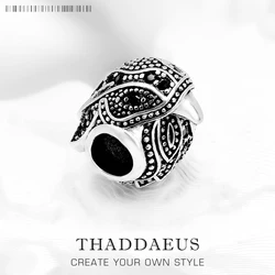 Eagle Falcon Beads,925 Sterling Silver Zircon Charm Europe European Jewelry Accessories