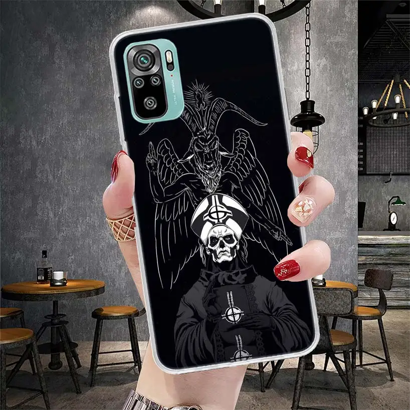 Ghost Papa Emeritus Soft Phone Case For Xiaomi Redmi Note 12 12S 13 11 11S 10 10S 11T 11E Pro Plus 9 9S 8 8T 7 Shell Cover