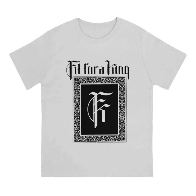 Fit For A King F T Shirts Men's  Novelty T-Shirts O Neck Brutal Deathcore Tees Short Sleeve Clothes Adult