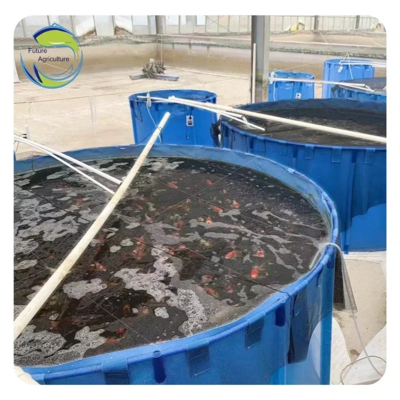 FL Aquaculture Biofloc Equipment Circular Plastic Fish Farming Tank Fish Ponds For Fish Farming