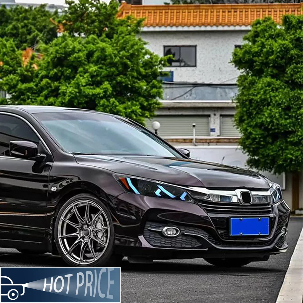 

Для Honda Accord 9.5th 2016-2017 обновление авто фары в сборе Lamborghini стиль светодиодный объектив проектора автомобильные инструменты аксессуары