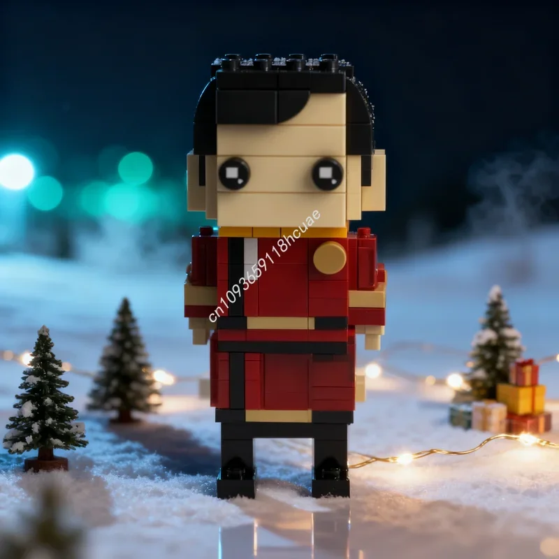 1385pcs MOC Brickheadz Star Trek The Wrath Khan Model Building Blocks Architecture Festival Gifts Toys DIY Idea Creative