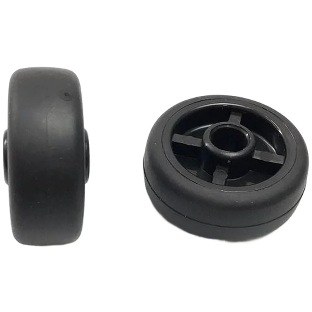 10 Hole Black Plastic Roller Wheel 48mm Diameter for Use on Exercise Machines Furniture Racks and Rolling Workshop Carts