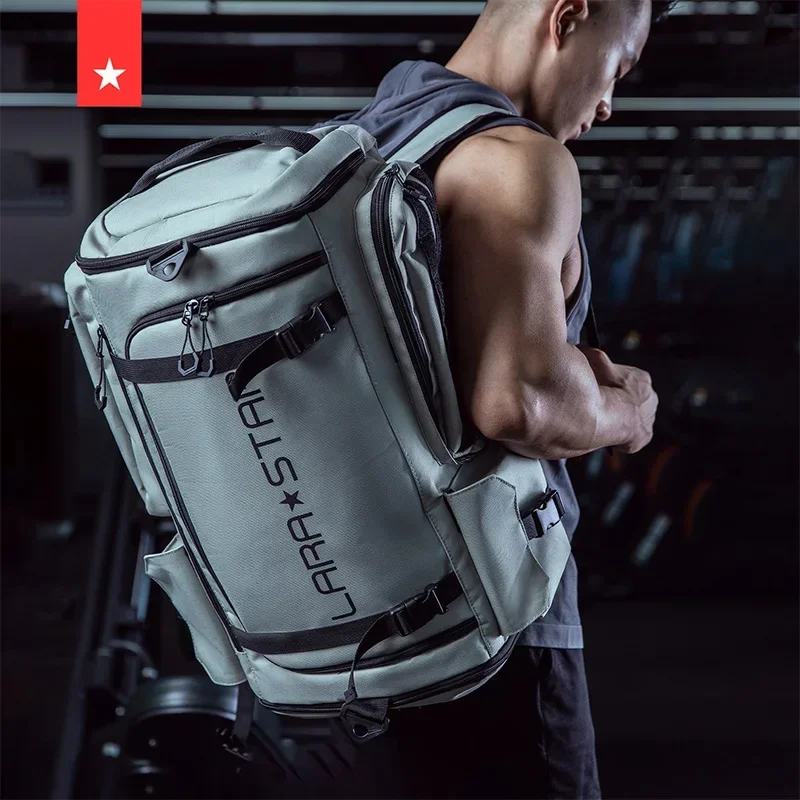 

Gym Backpack Crossbody Shoulder Bag Sports Fitness Backpacks Multifunctional Dry Wet Separation High-capacity Handbag