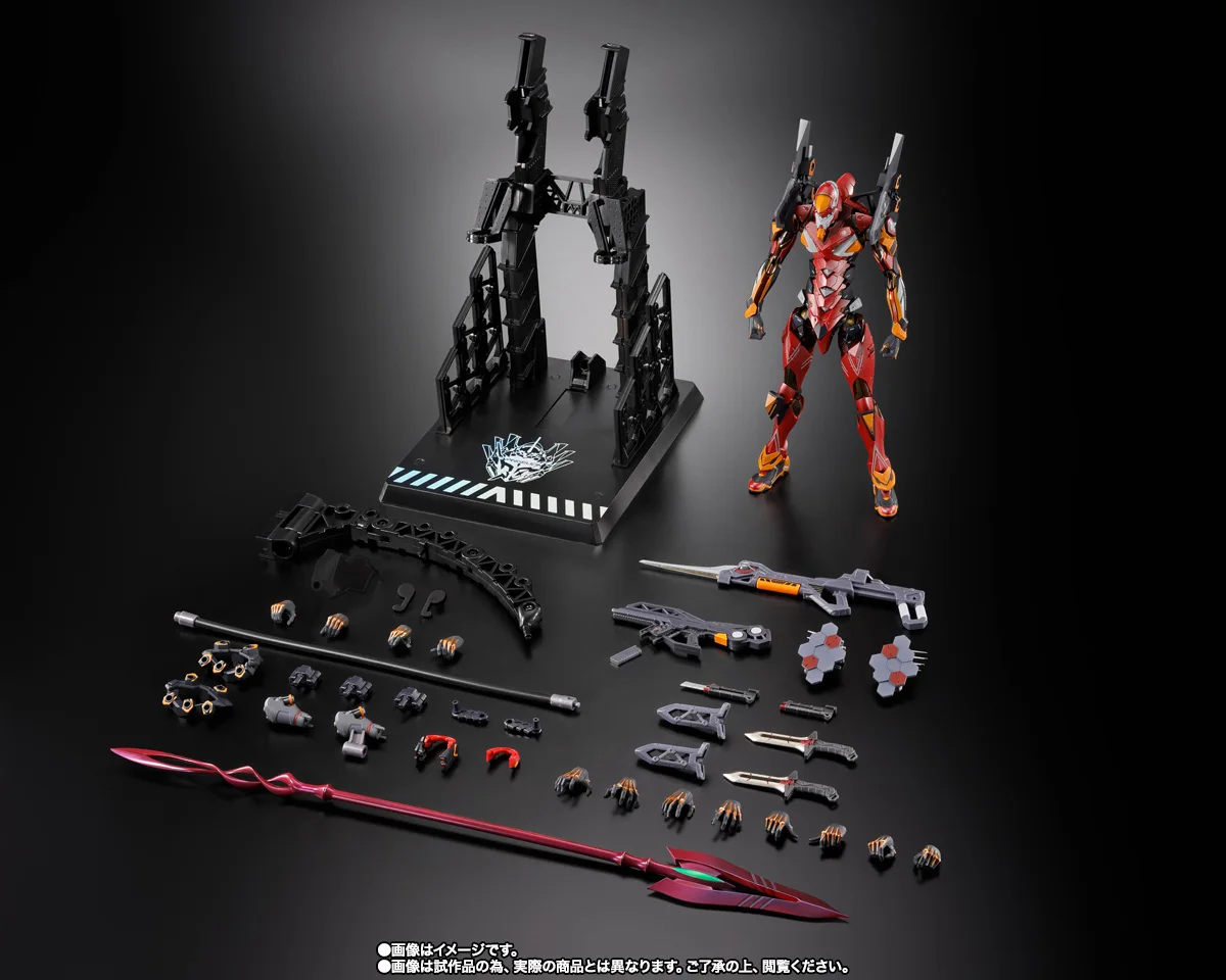 Original Genuine Bandai Metal Build Neon Genesis Evangelion Evangelion Unit 02 Figure Anime Action Collectible
