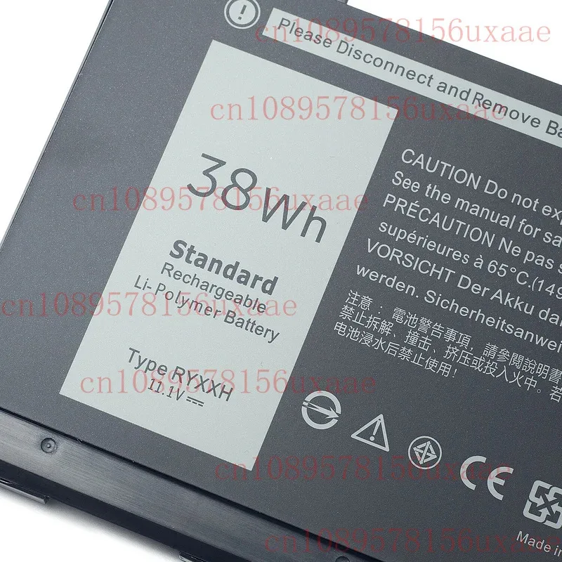 

38WH RYXXH 9P4D2 VY9ND Battery For Dell Latitude E5250 E5450 E5550 11 3150 3160 XMSJ