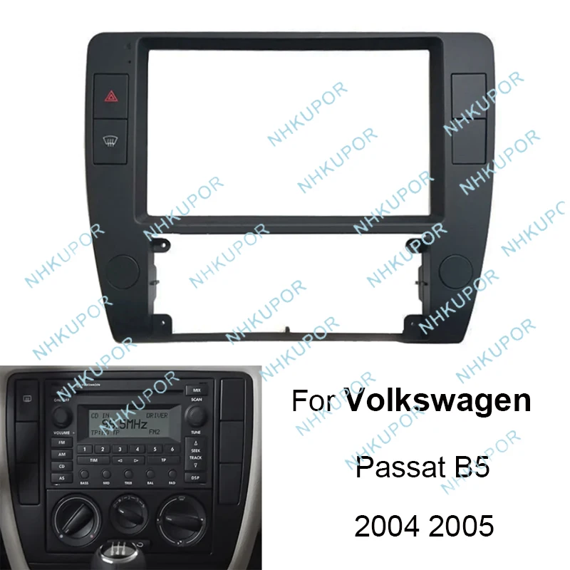 

Car Radio Fascia For VOLKSWAGEN VW PASSAT B5 2004 2005 Auto Stereo Install Dash Panel Mount Frame Kit Bezel
