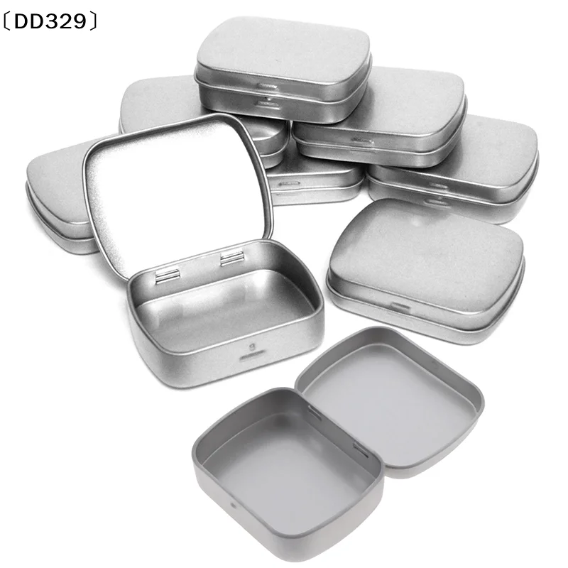 

Small Hinged Metal Tin Lip Balm Beard Wax Cream Sweets Cosmetics Pills 6x4.6x1.5〔DD329〕