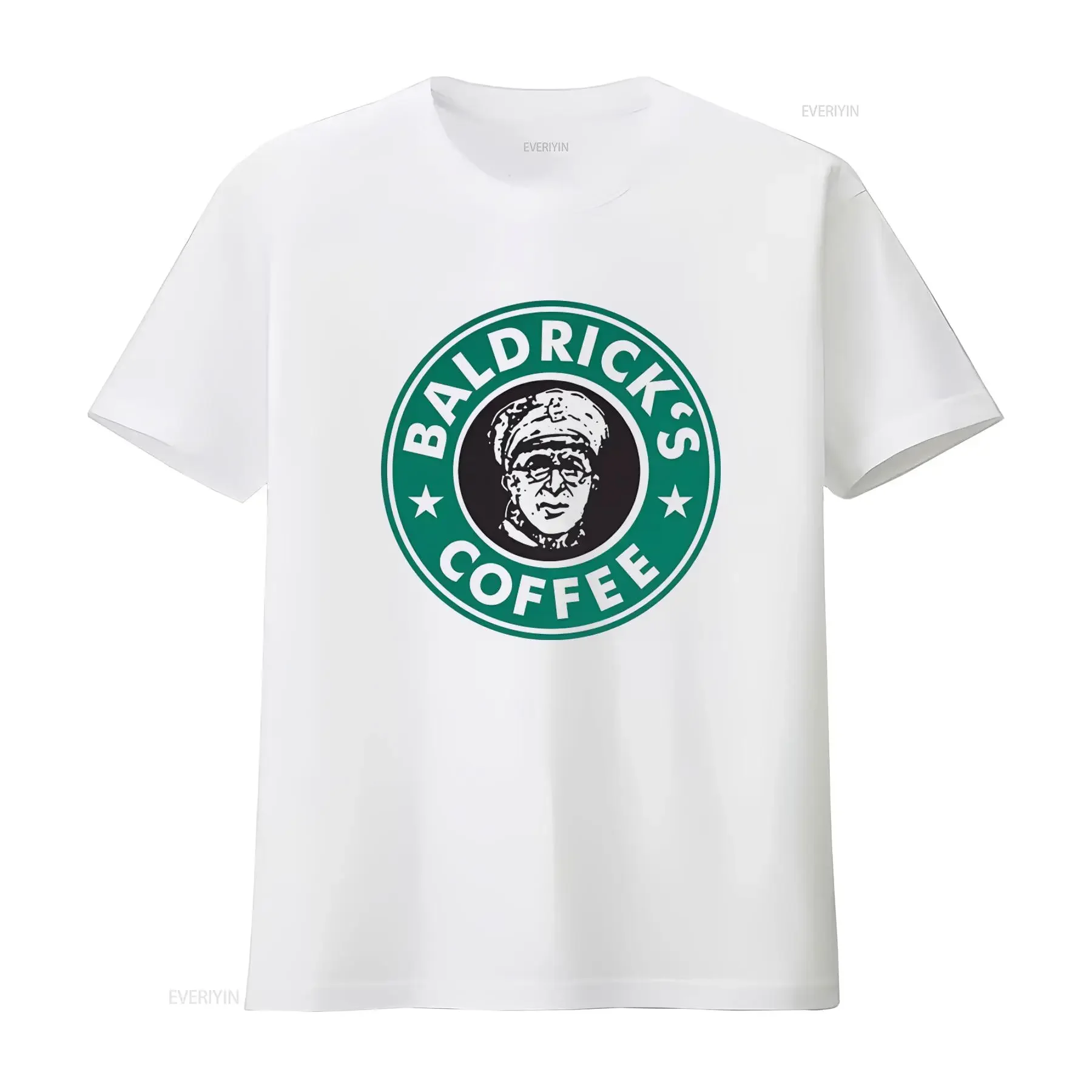 Baldrick's Coffee Inspired T Shirt 100 Cotton Blackadder Rowan Atkinson Design vintage Washed homme Versatile designer clothes