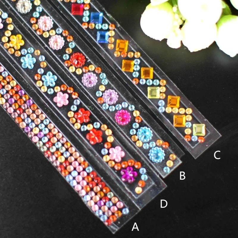 Aesthetic Diamante Stickers for Beautifying Laptop Phone and Memory Books Stationery Phone Laptop Decal