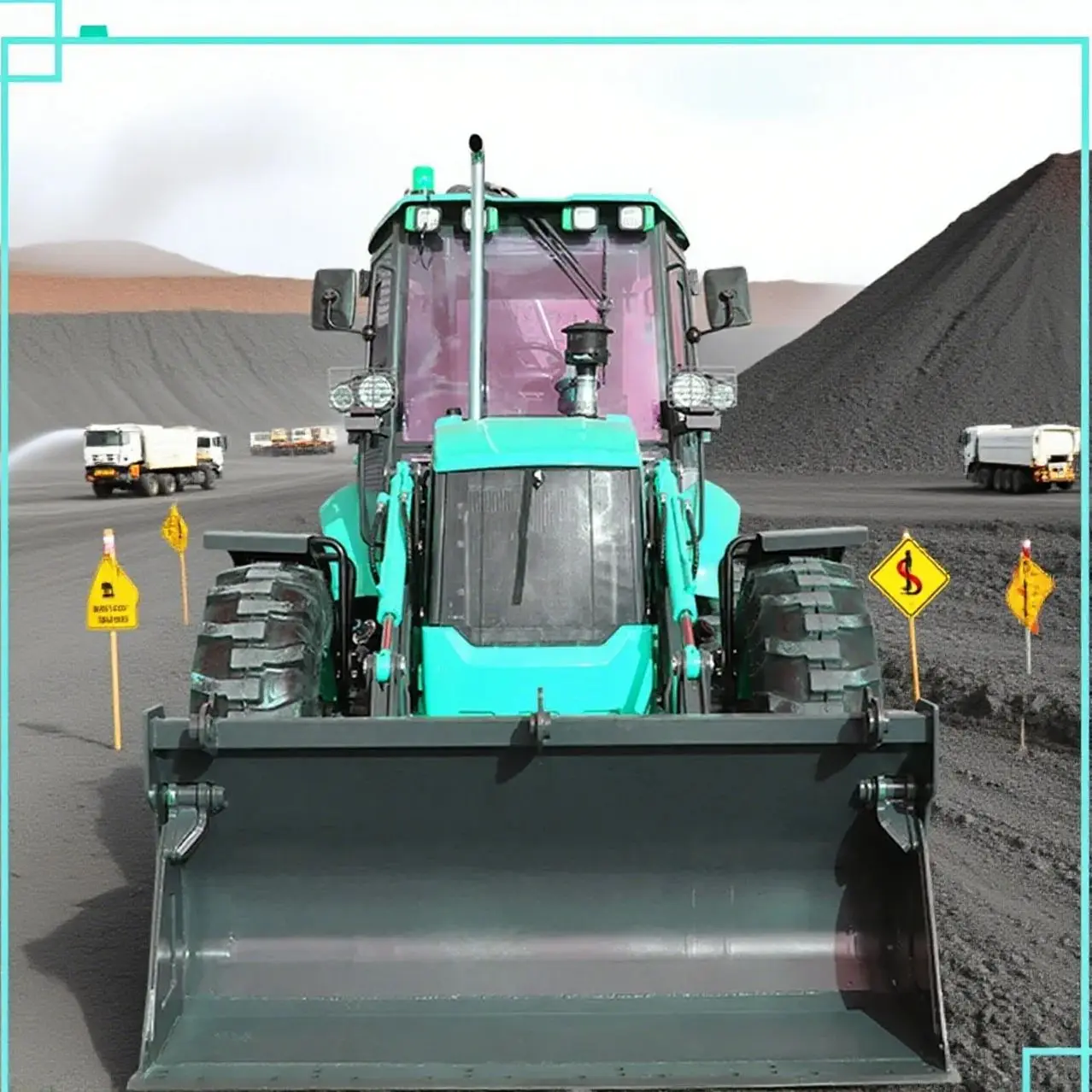 New Mini Tractor Backhoe Loader 4x4 Excavator Hydraulic Cylinder Gear Core Components for Earthmoving Machinery