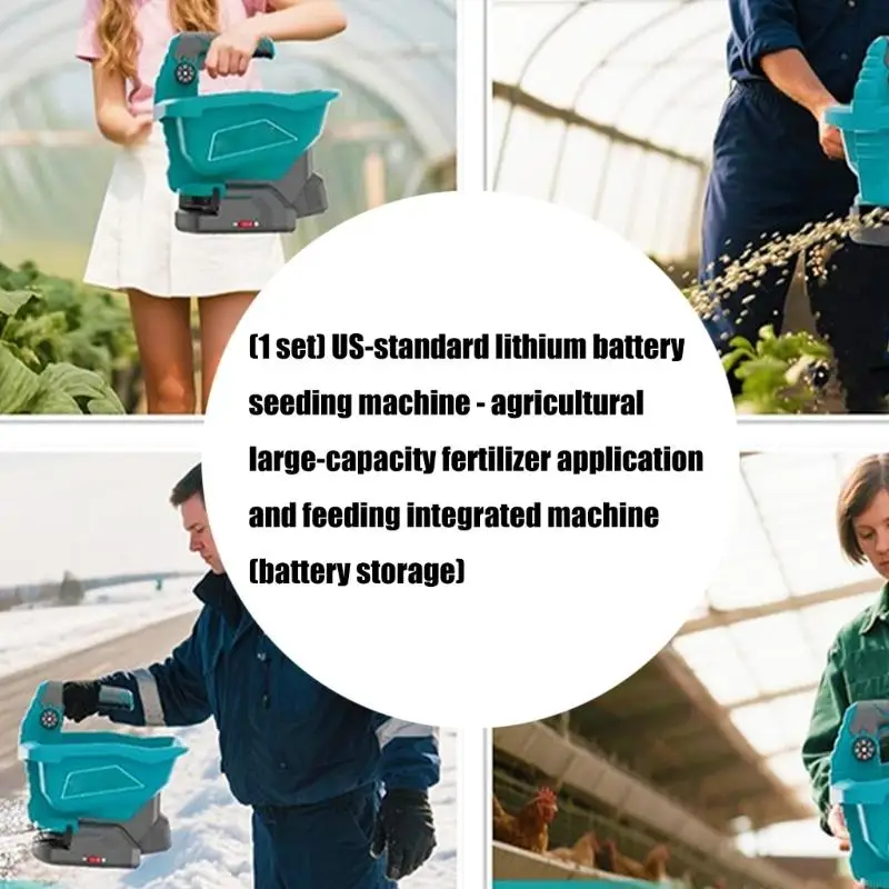 Automatic Fertilization Spreader Handheld Electric Fertilization Spreader Grass Vegetable Garden Power Tool Agricultural B03E