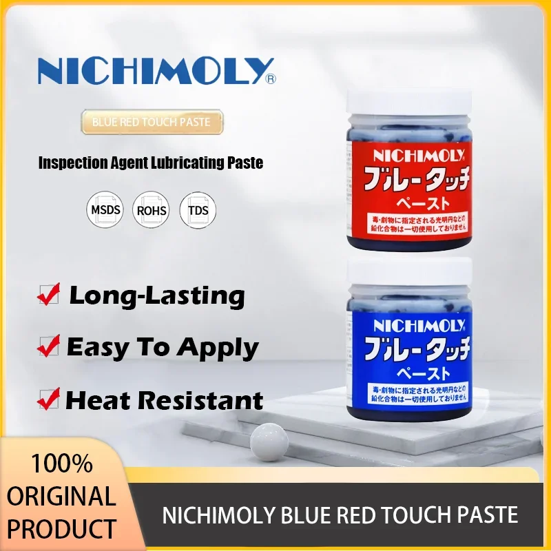 NICHIMOLY Blue-Red Touch Paste Lubricating Grease and Mold Release Agent for Large Mold Inspection Original Product