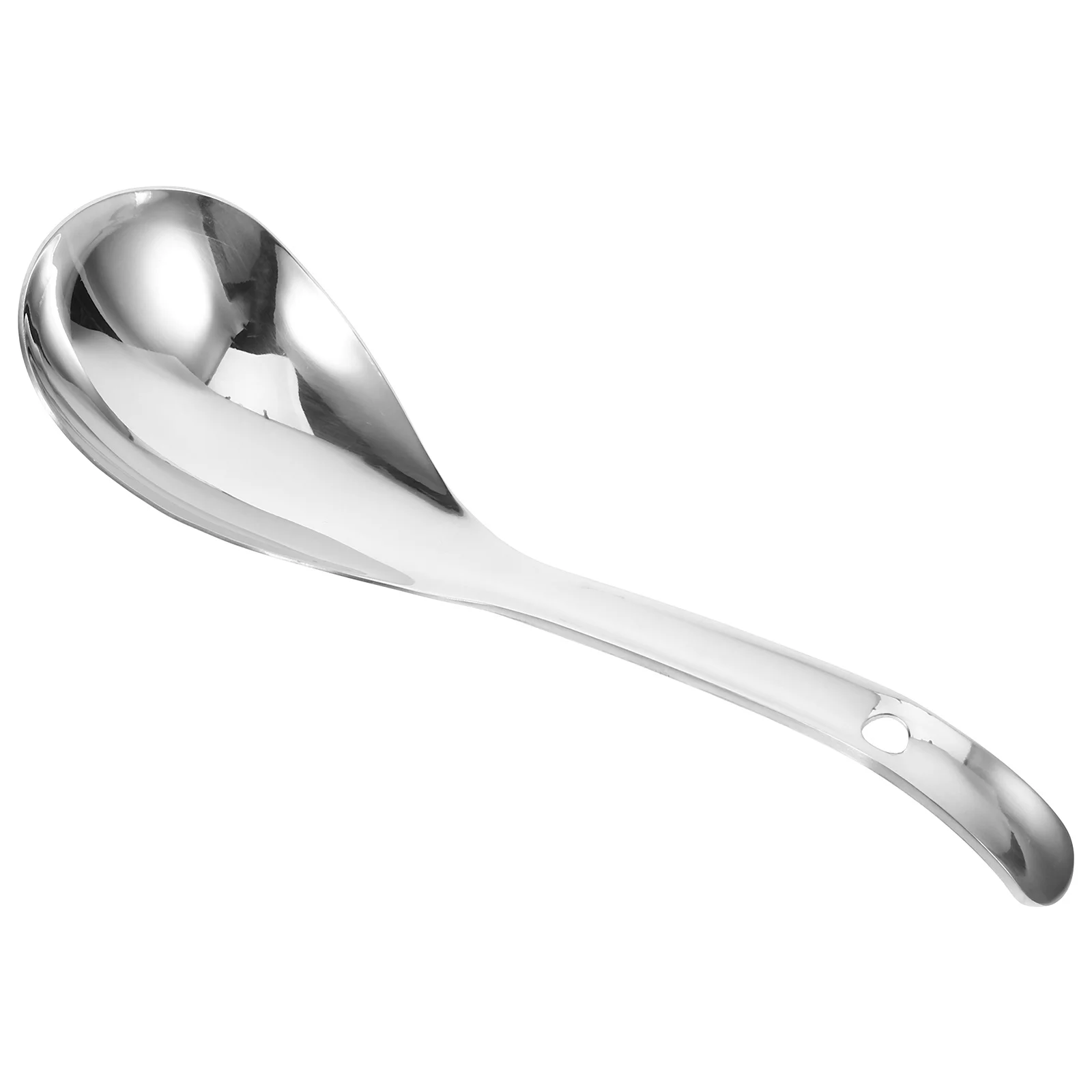 

Rice Spoon Stainless Steel Heavy Duty Kitchen Spoon for Cooking Serving Heat Insulation Non-Stick Easy Clean Home Restaurant