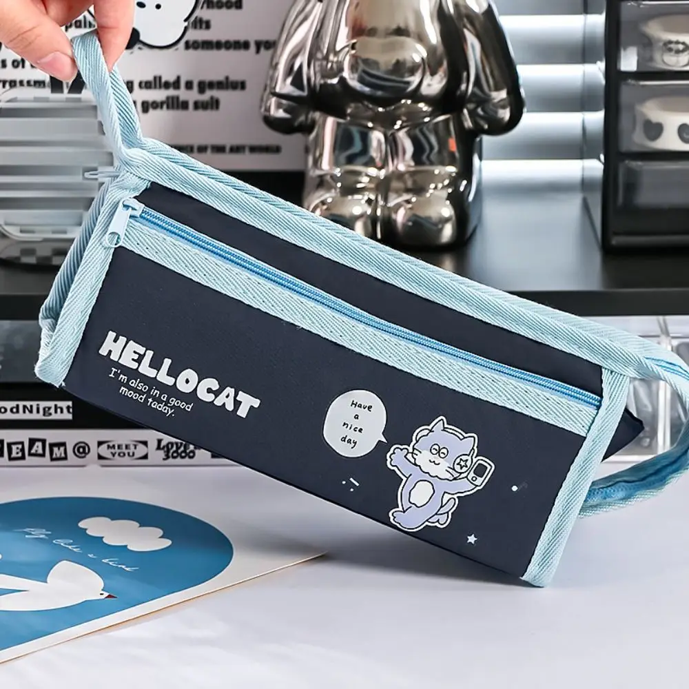 Portable Multi-layer Pencil Case Large-capacity Multi-functional Pen Bag Stationery Bag School Supplies