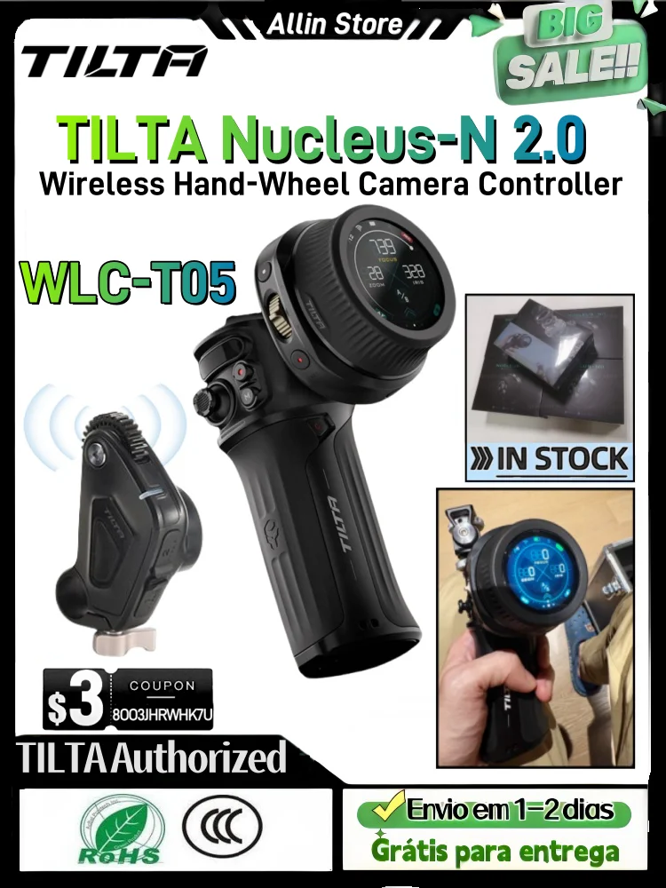 TILTA WLC-T05 Nucleus-N 2.0 Wireless Lens Control System Nucleus Nano ii Follow Focus for Gimbals and cameras Nucleus-M Motor