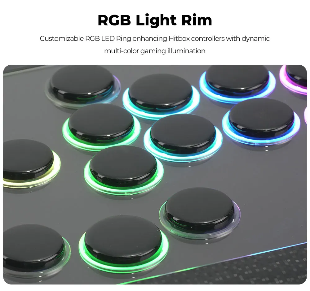 Haute42 C16 Magnetischer Hebellos-Controller, Stickloser Arcade-Controller, Tastatur für PC/PS5/PS4, Hitbox Fighting Stick – Detail 22