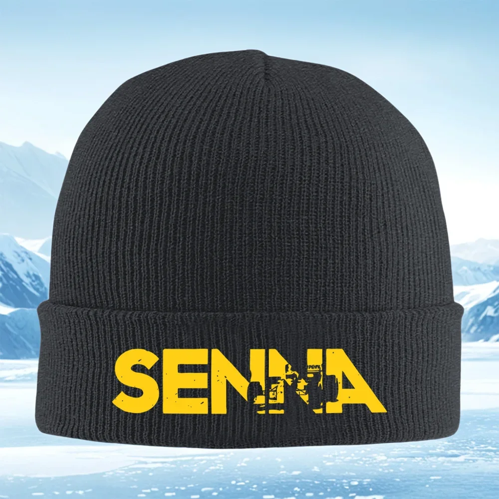 novo-gorro-de-malha-unissex-com-silhueta-de-carro-de-formula-senna-e-letras-amarelas-para-homens-e-mulheres-gorro-termico-de-inverno-quente-para-o-natal