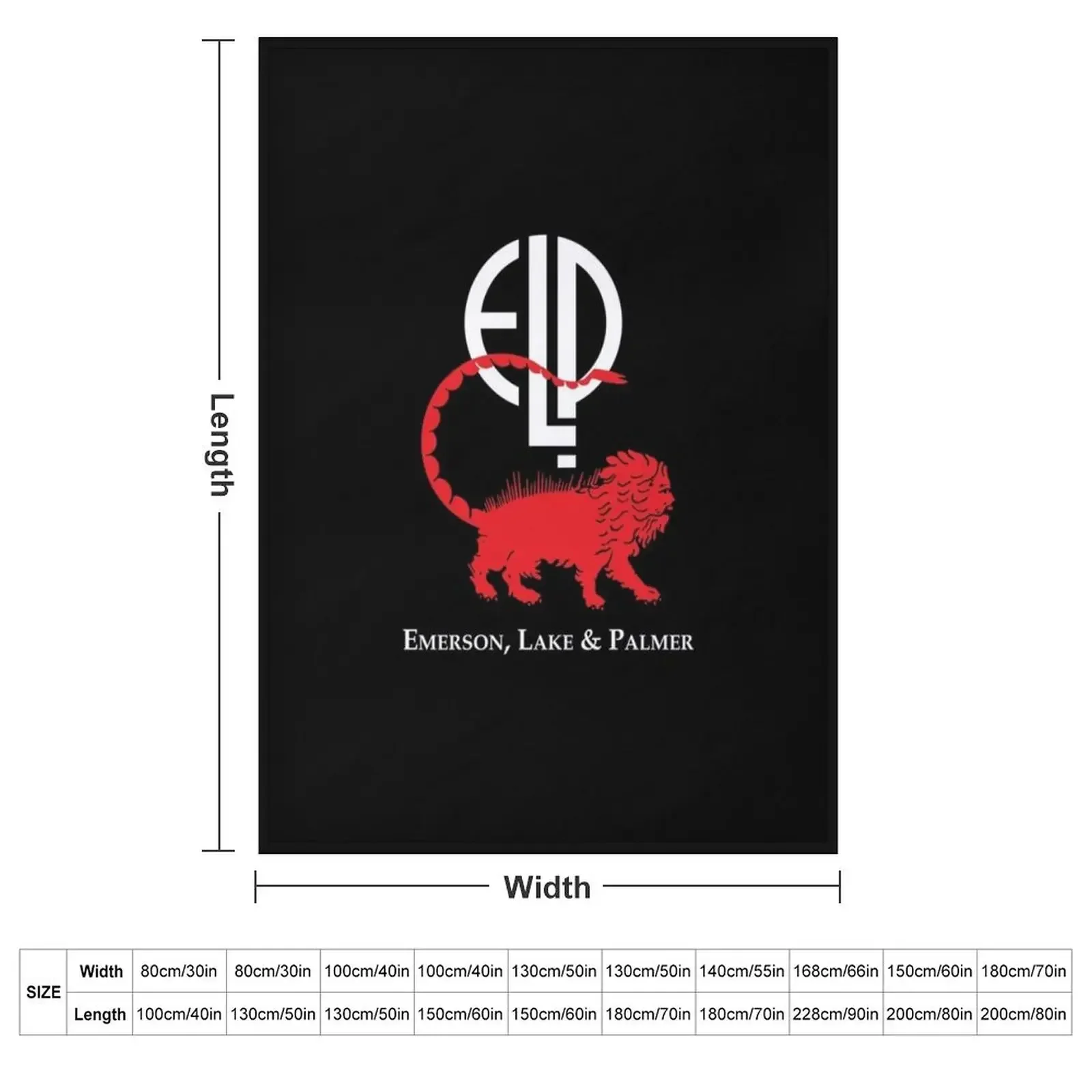 Emerson, Lake And Palmer Band Tri-Blend T-Shirt Throw Blanket Hairy Sofas Flannel Blankets