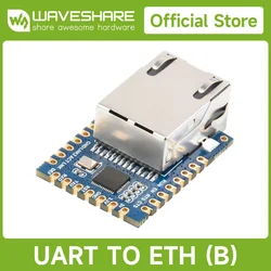 【Official Guarantee】Waveshare TTL UART To Ethernet Mini Module,Modbus Gateway Support, TTL UART To Ethernet Modules