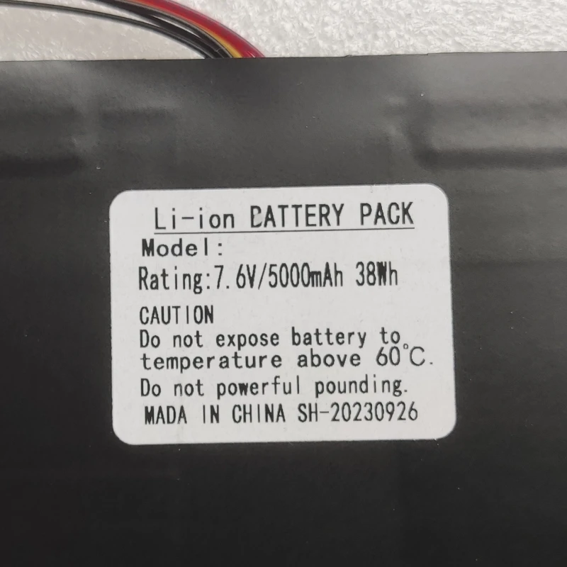 New QT15S X15 For iRU Q15A Laptop Replace Battery 7.6V 38Wh 5000mAh For Ipason MaxBook P1X P1X7GBJ41 P1X8GBJ41 P2 Pro Notebook