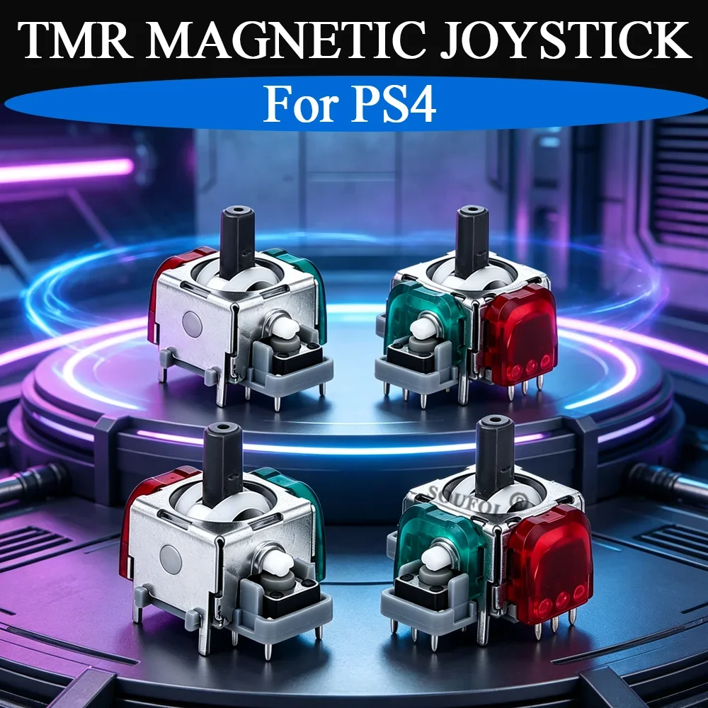 2/4/8/10PCS TMR Magnetic Joystick RS13 3rd Generation Electromagnetic 3D Analog Stick Module For PS5/PS4 Accessories Repair Part