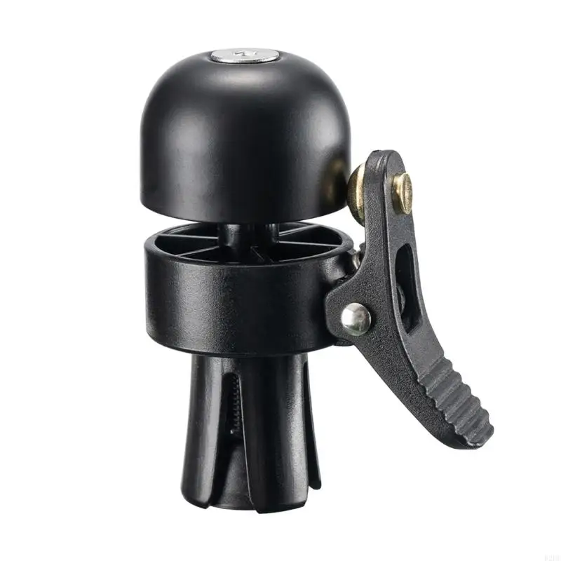  Bike Rod Plug Bike Horn Accessory for Daily Cycling, Loud Sound Bar Warning Bells with Thumb Manual Ringing and Metal Top Form