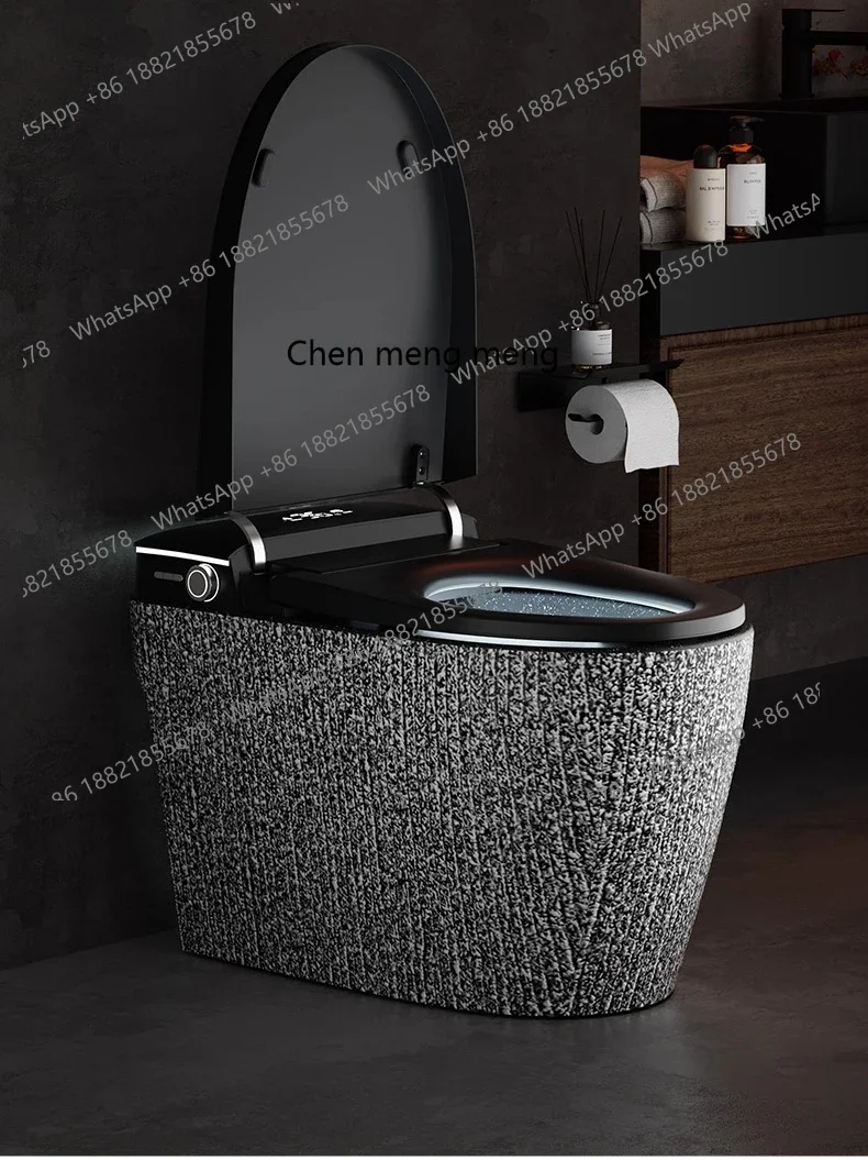 Z189 Retro smart toilet has no water pressure limit, automatic flip seat, instant hot siphon toilet