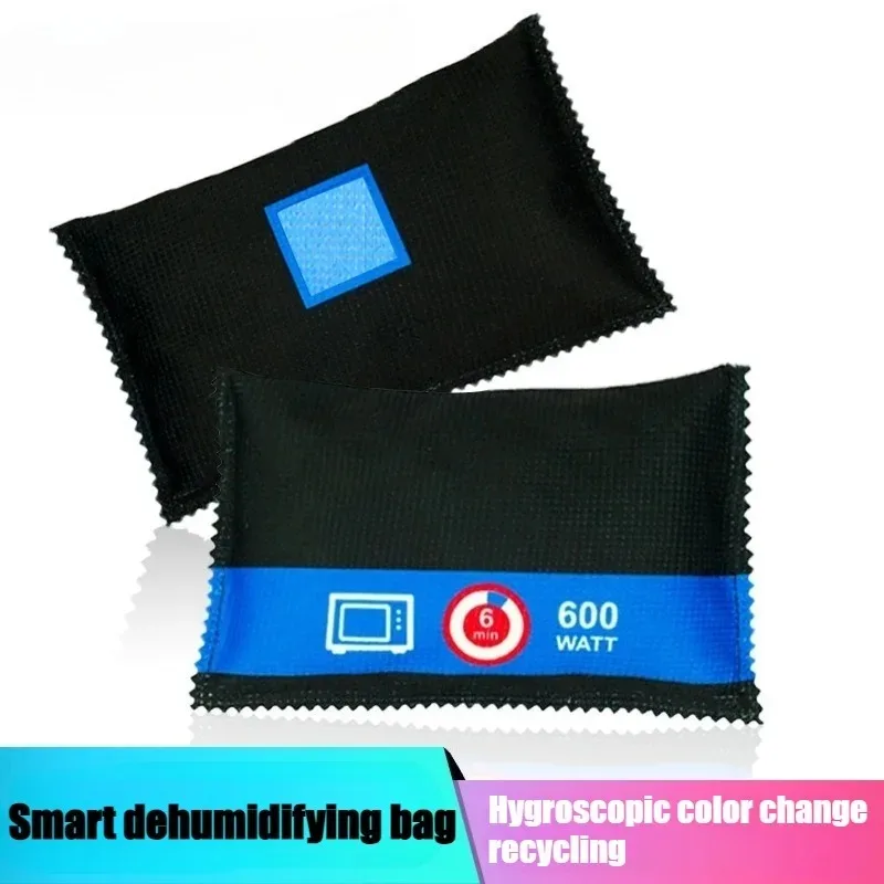 Reusable Silicone Dehumidifier Bag Car Air Freshener Interior Wardrobe Room Home Moisture Absorber Dampness Preventer Drying Bag