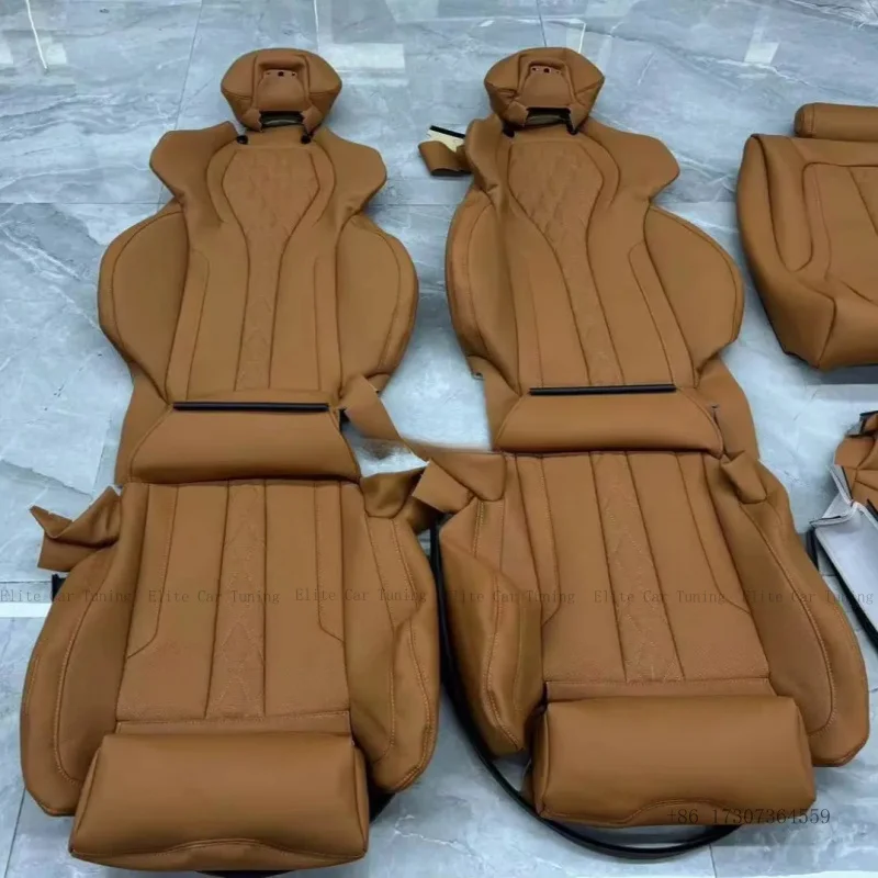 G80 M3 Sports Style Seat Covers Modified Car Seat Covers Driver Passenger M Power Seat Covers for F30 G30 G80 3 Series