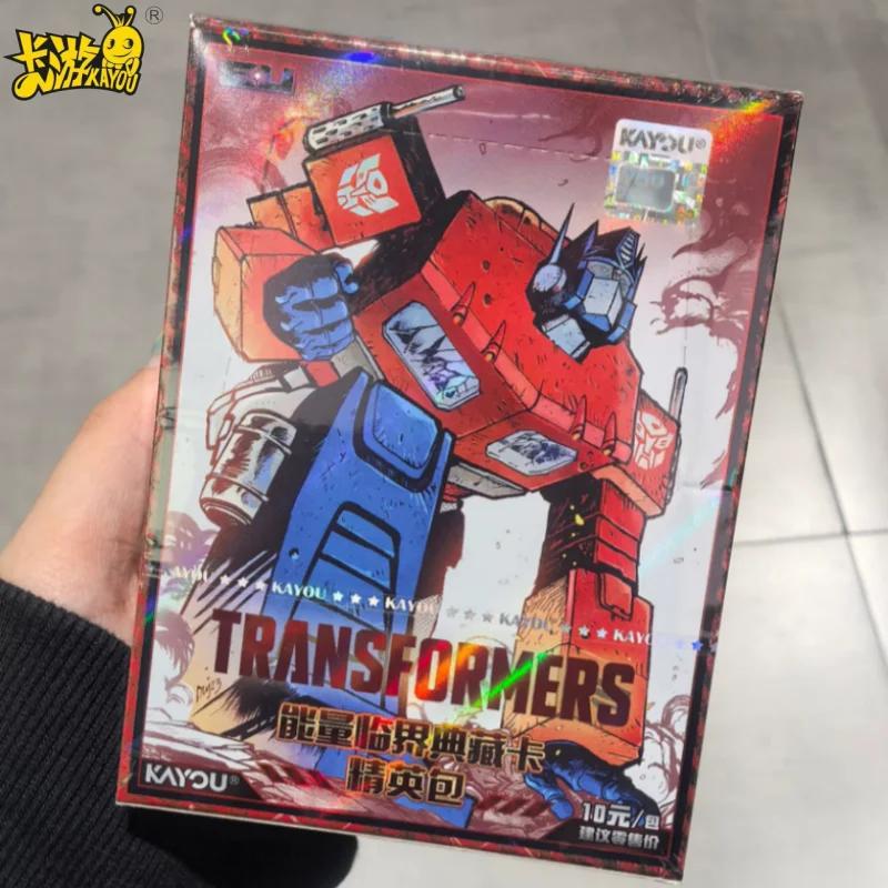 

Genuine KAYOU Transformers Critical Collection Card Elite Pack Excess Package Vol.1 XR HR Limited Edition Anime Collection Cards