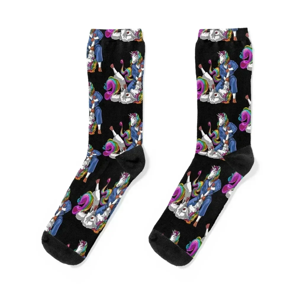 

Jiu-Jitsu Unicorns Socks loose happy Men Socks Women's