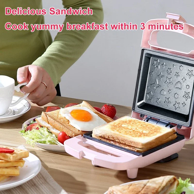 

Multi-baker Sandwich Electric Maker Breakfast Machine Toaster Baking Waffle Maker Takoyaki Toast Pressure Toaster