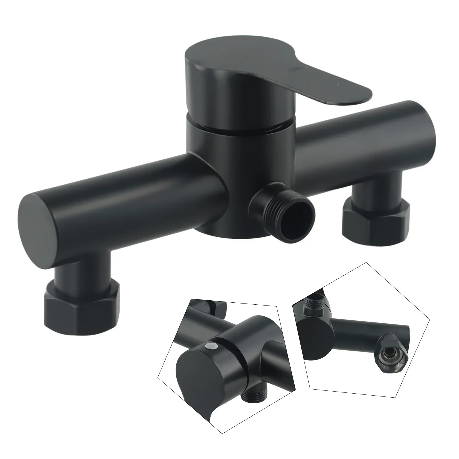 Shower Faucet High Quality Triple Bathtub Faucet with Hot and Cold Water Mixer Valve Stylish Bathroom Shower Faucets