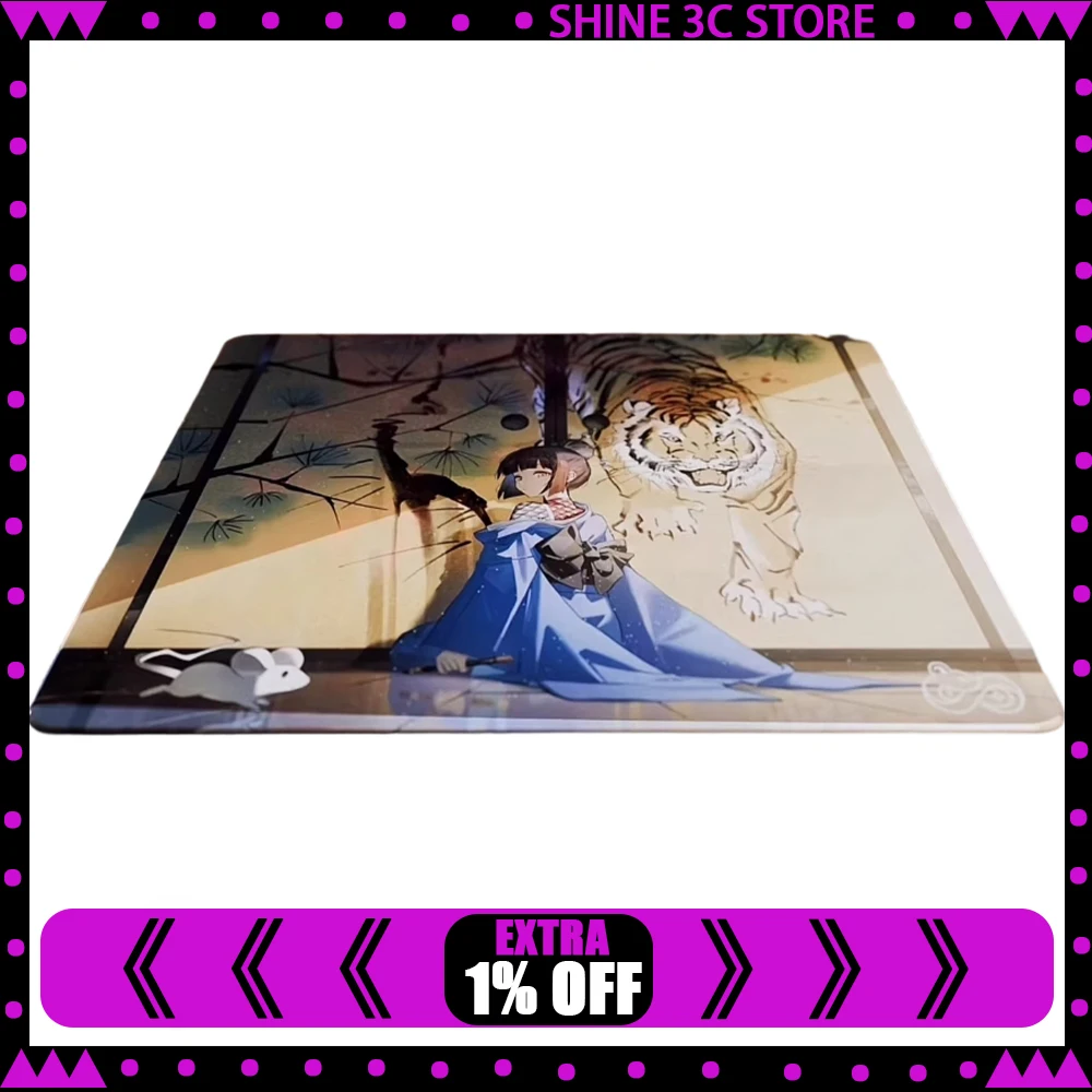 

PAN Esports Infinity Miceco Tora Tiger Duplicate Same Glass Mousepad Smooth Speed Mouse Pad Covering Primer For Pc Accessories