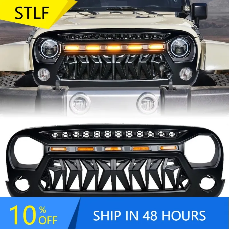 

Zuimi High-end Gobison JK Accessories 4x4 Offroad Front Car Grille For WRANGLER Bumper Grill