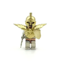 EDC White Brass Key Ring Roman Soldier Skull Keychain Outdoor Tool Accessories DIY Pendant