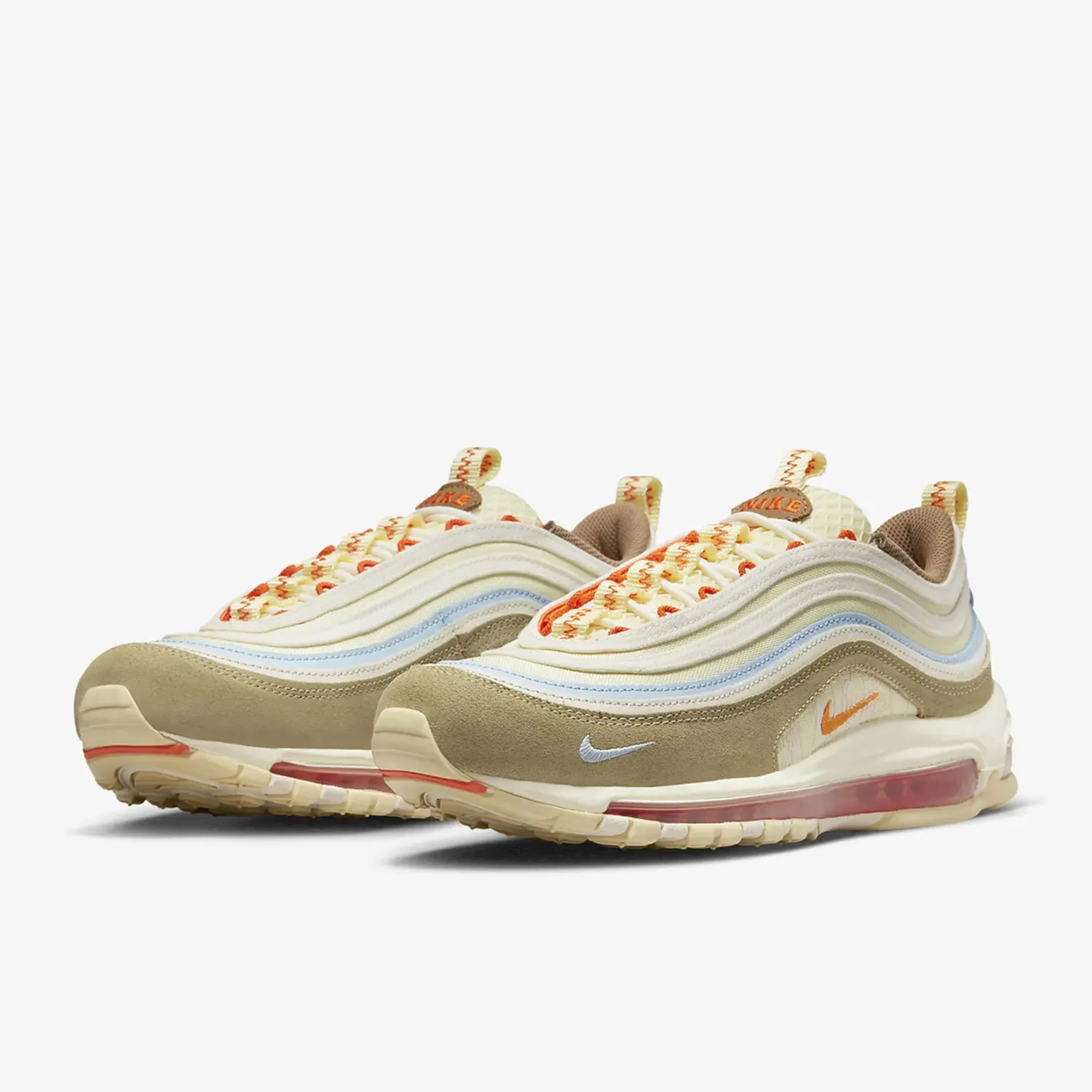 

Оригинальные мужские спортивные кроссовки Nike AIR MAX 97, видимые на воздушной подушке DX6037-781