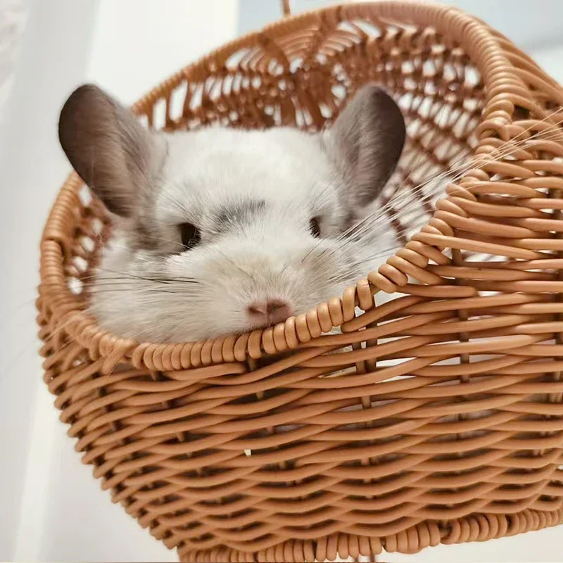 Rocking Totoro Hammock Waterproof Chinchilla House Hamster Hammock Rat Accessories  Sugar Glider  Guinea Pig Accessories