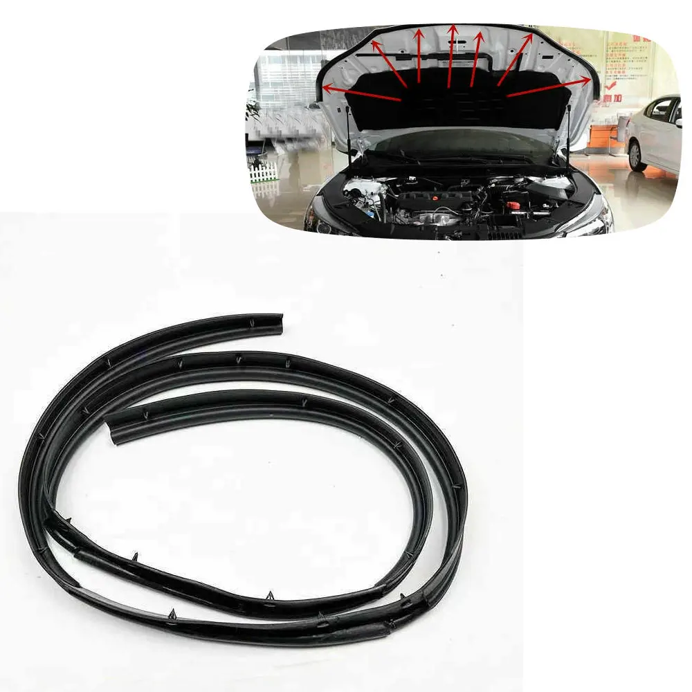 Applicable to Accord 2014-2017 Front Hood Rubber Strip Engine Hood Sealant Strip Windproof Strip Inside the Hood