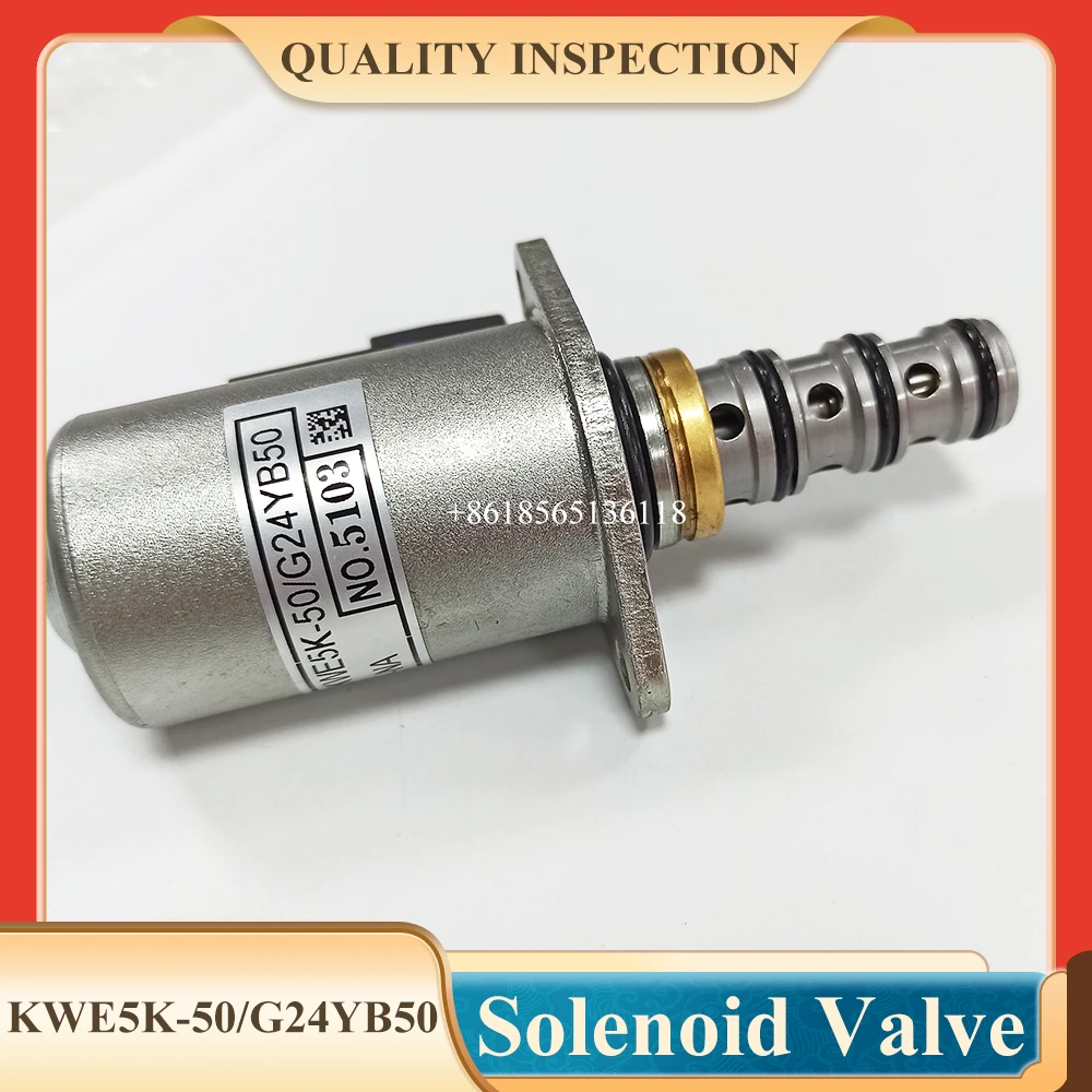 

KWE5K-50/G24YB50-NA Электромагнитный клапан KWE5K-50/G24YB50 Механический экскаватор для электромагнитного клапана SK200-6E SK230-6E