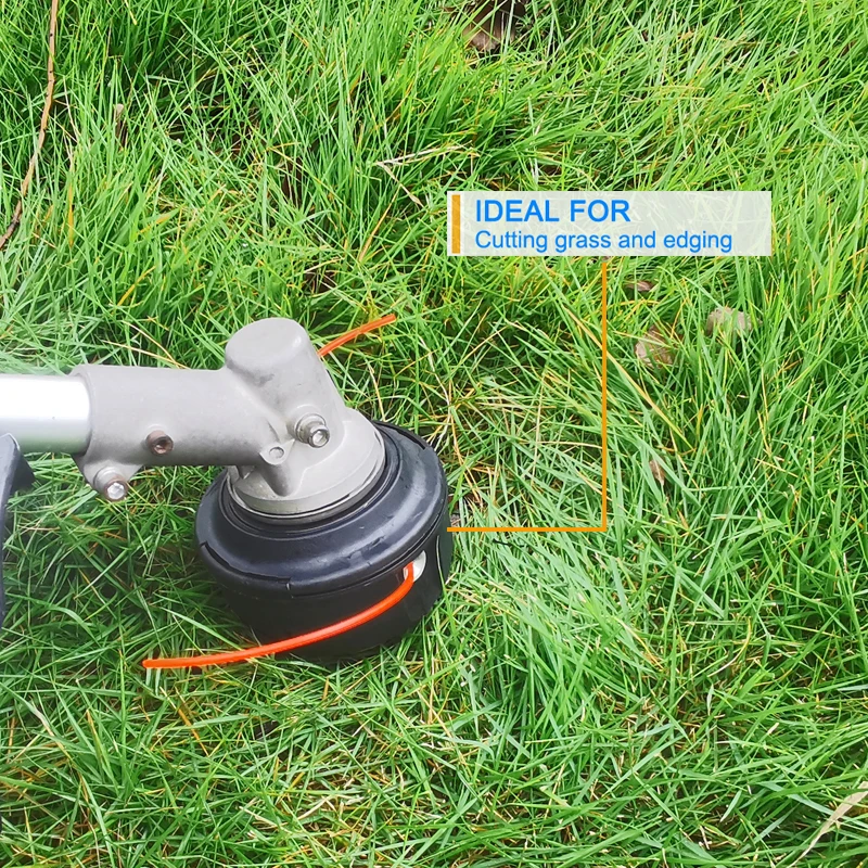 قطعة واحدة من ماكينة تشذيب المقبض مع زنبرك واحد ومقبض واحد M10*1.25 لا حاجة لفتح الغطاء والخط العلوي، مادة مقاومة لدرجات الحرارة العالية، مخرج ضغط الضوء، أداة تشذيب العشب المثالية