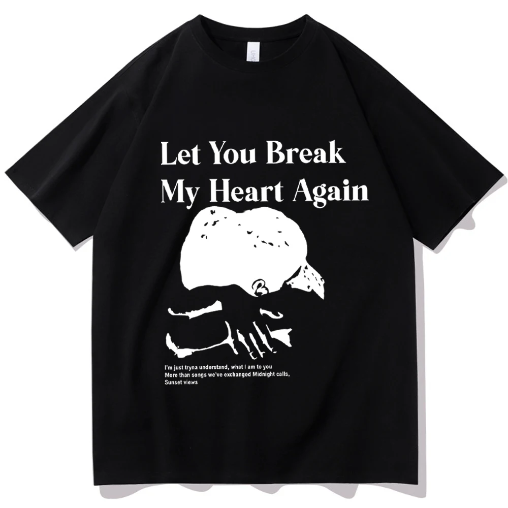 Laufey Shirt Let You Break My Heart Again Shirt Laufey Music Shirt Gift for Laufey Fan O-Neck Short Sleeve Shirts