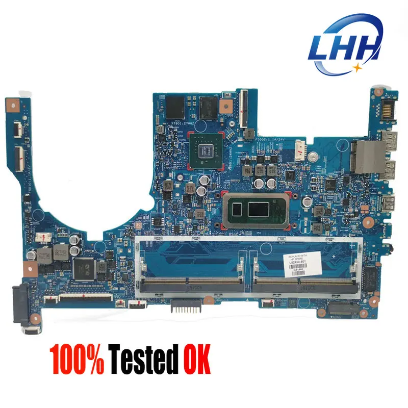 18795-1 Laptop Motherboard for HP 17-CE X360 Notebook Mainboard I5-8265U I7-8565U I5-10210U I7-10510U MX250 2G