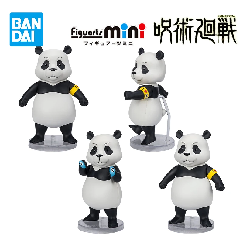 Original BANDAI Figuarts Mini Jujutsu Kaisen Panda Zenin Maki Kento Nanami Inumaki Toge Anime Figures Model Trendy Toys For Gift