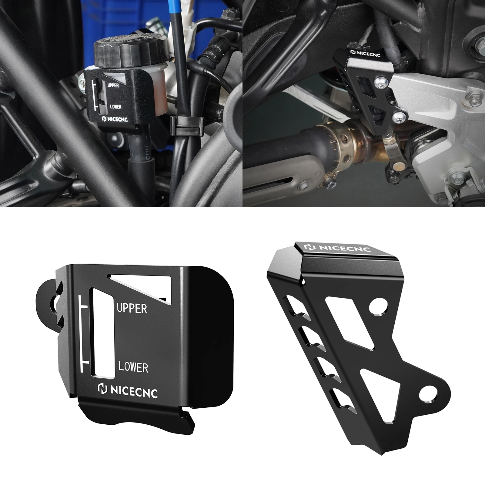 2019-2024 For Yamaha Tenere 700 Accessories Rear Brake Master Cylinder Reservoir Guard Tenere 700 World Raid T700 2022-2024