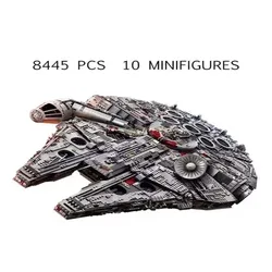 7541 pcs In stock Falcon Ship Building Blocks Bricks Toys Compatible Christmas Birthday Gifts05132 75192