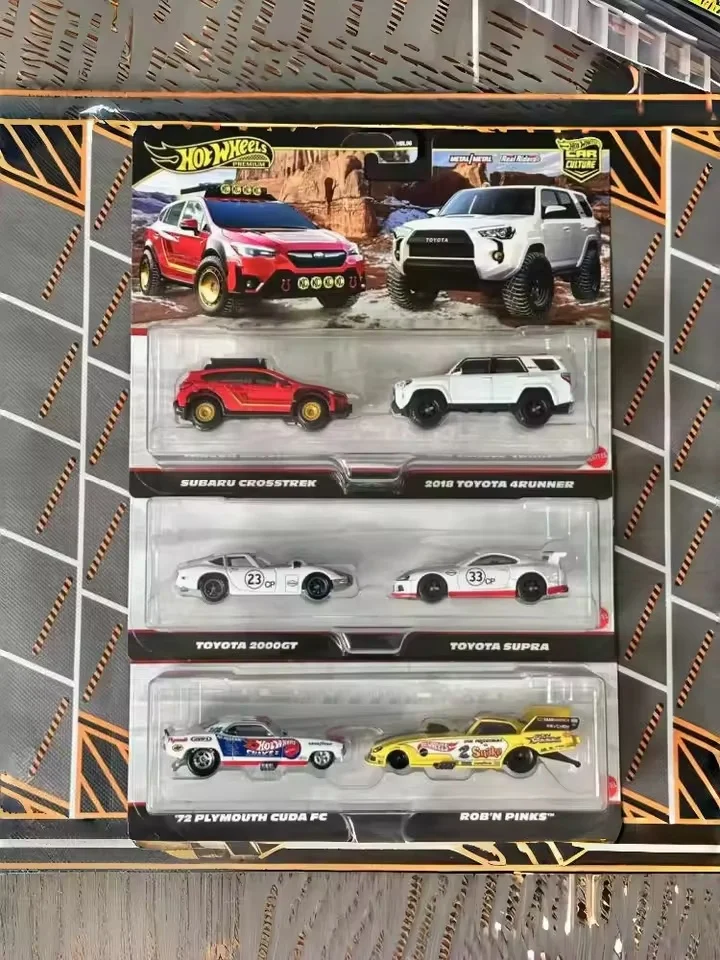 

Новинка 2026: Коллекционная модель автомобиля Hot Wheels Original Culture Series, двойной набор, масштаб 1:64, ускоренная модель Nissan Suba для автолюбителей