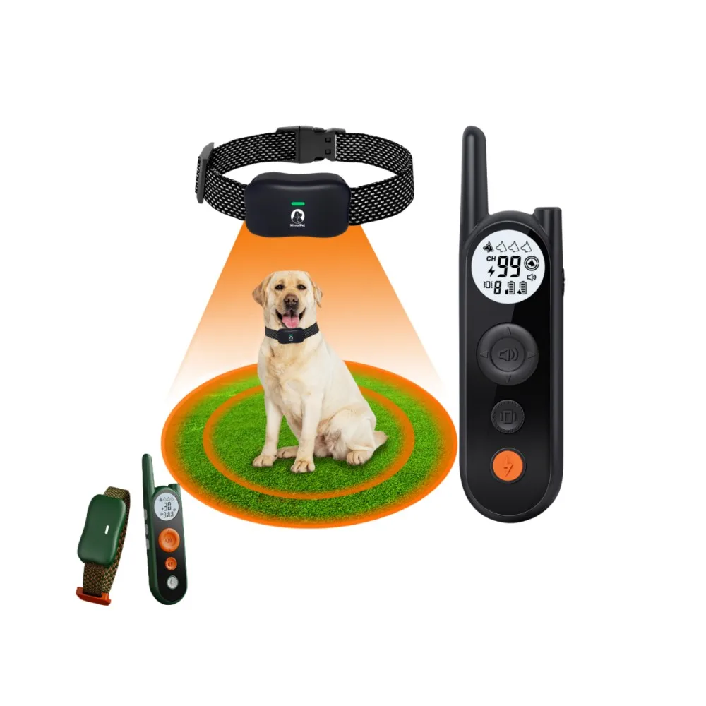 

6000 Feet Remote Control Dog Training Collar Rechargeable & Waterproof Dog Training Dog Collar with Shock Vibration